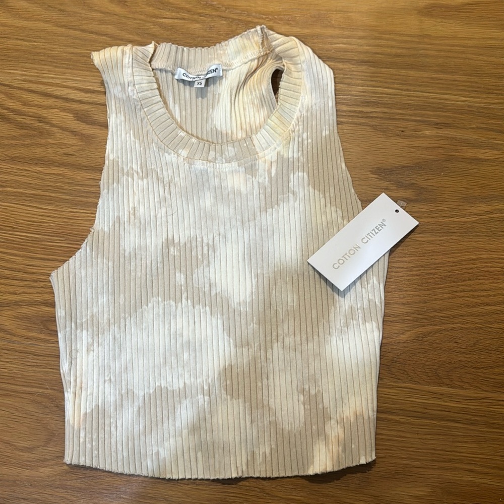 Cotton citizen cropped tank. New with tags